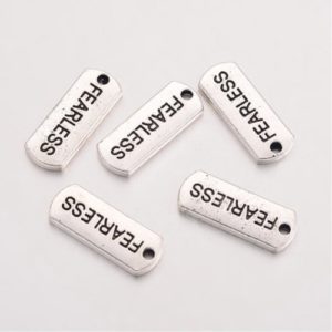 Fearless Tag Charms - Riverside Beads