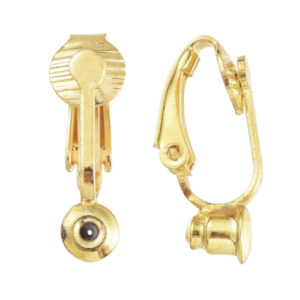 Clip-On Converter Earring Gold - Riverside Beads