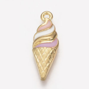 Enamel Ice Cream Charm - Riverside Beads
