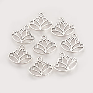 Chakra Lotus Charms -Riverside Beads