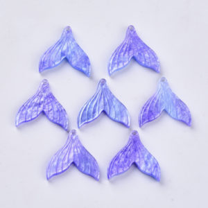 Resin Mermaid Tail Charms -Riverside Beads