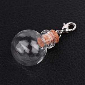 Round Glass Wish Bottle - Riverside Beads