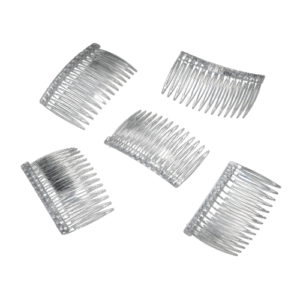 Plastic Clear Comb Slide - Riverside Beads