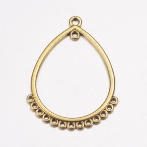 Chandelier Earring Gold - Riverside BEads