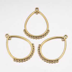 Chandelier Earring Gold - Riverside BEads