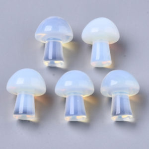 Opalite GuaSha Stone Mushroom - Riverside Beads