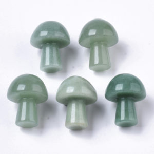Aventurine GuaSha Stone Mushroom - Riverside Beads