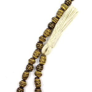 Wood Barrel Beads - Dark Brown - Riverside Beads