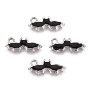 Enamel Bat Charms - Riverside Beads