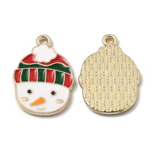 Enamel Snowman Charms - Riverside Beads