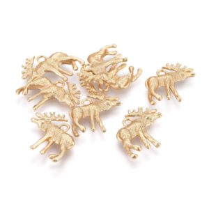 Reindeer Charms - Riverside beads
