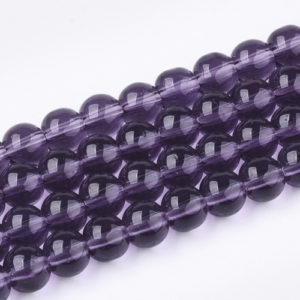 Glass Beads - Purple