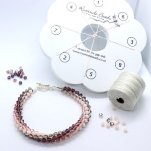 7 Strand Beaded Braid - Riverside Beads
