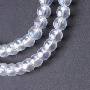 Glass Beads - Clear AB