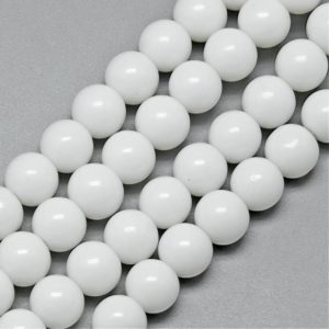 Glass Bead - White - Riverside Beads