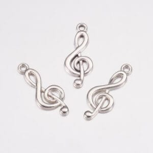 Music Treble Clef Charms