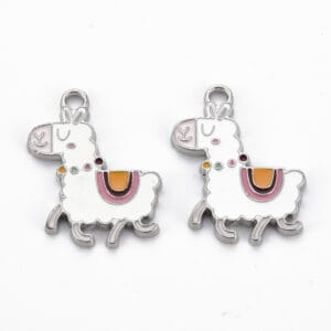 Enamel Lama Charms