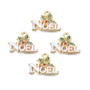 Enamel Noel Charms - Riverside Beads