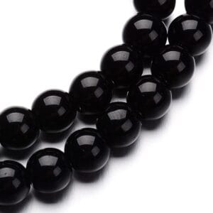 Glass Beads - Black