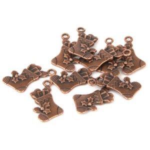 Christmas Stocking Charms - Riverside Beads