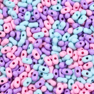 Peanut Bead in Pink-Purple