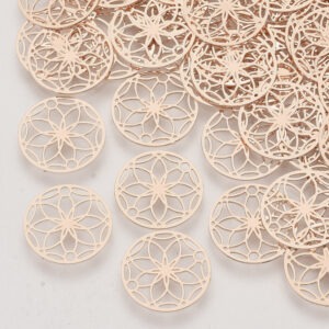 Flower Link Connector Charm -Riverside Beads