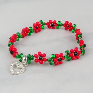 Poppy Weave Bracelet