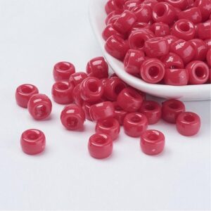 Acrylic Large Holed Pony Beads